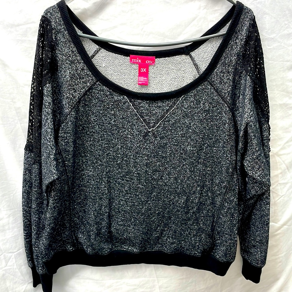 Mix & co. Lacey sleeves top ladies sz 3x